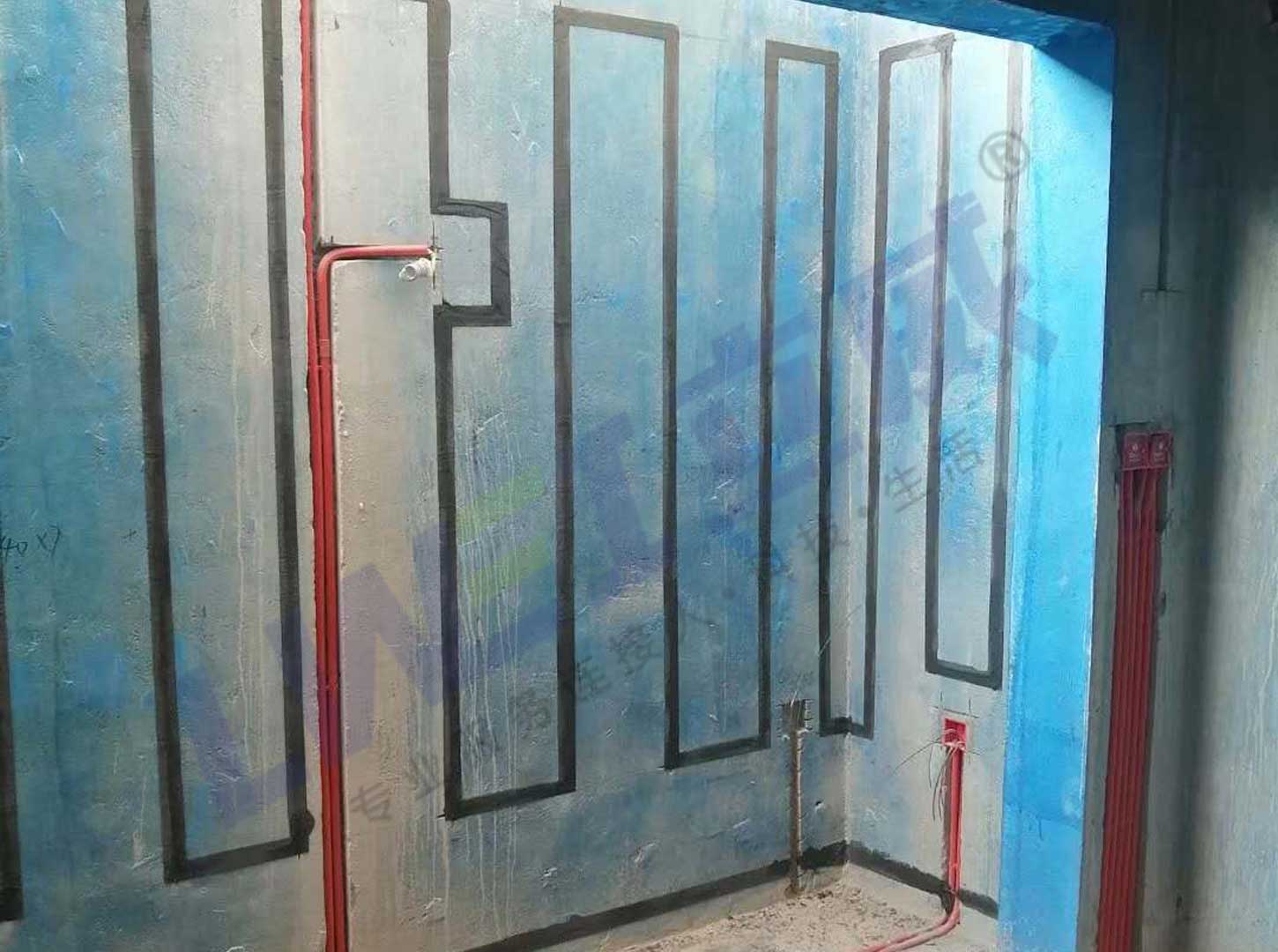 青岛青建悦亭别墅地下室电渗透施工案例